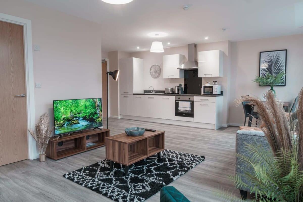 Contemporary 2 Bed Manchester Apartment - Sleeps 4 Zewnętrze zdjęcie